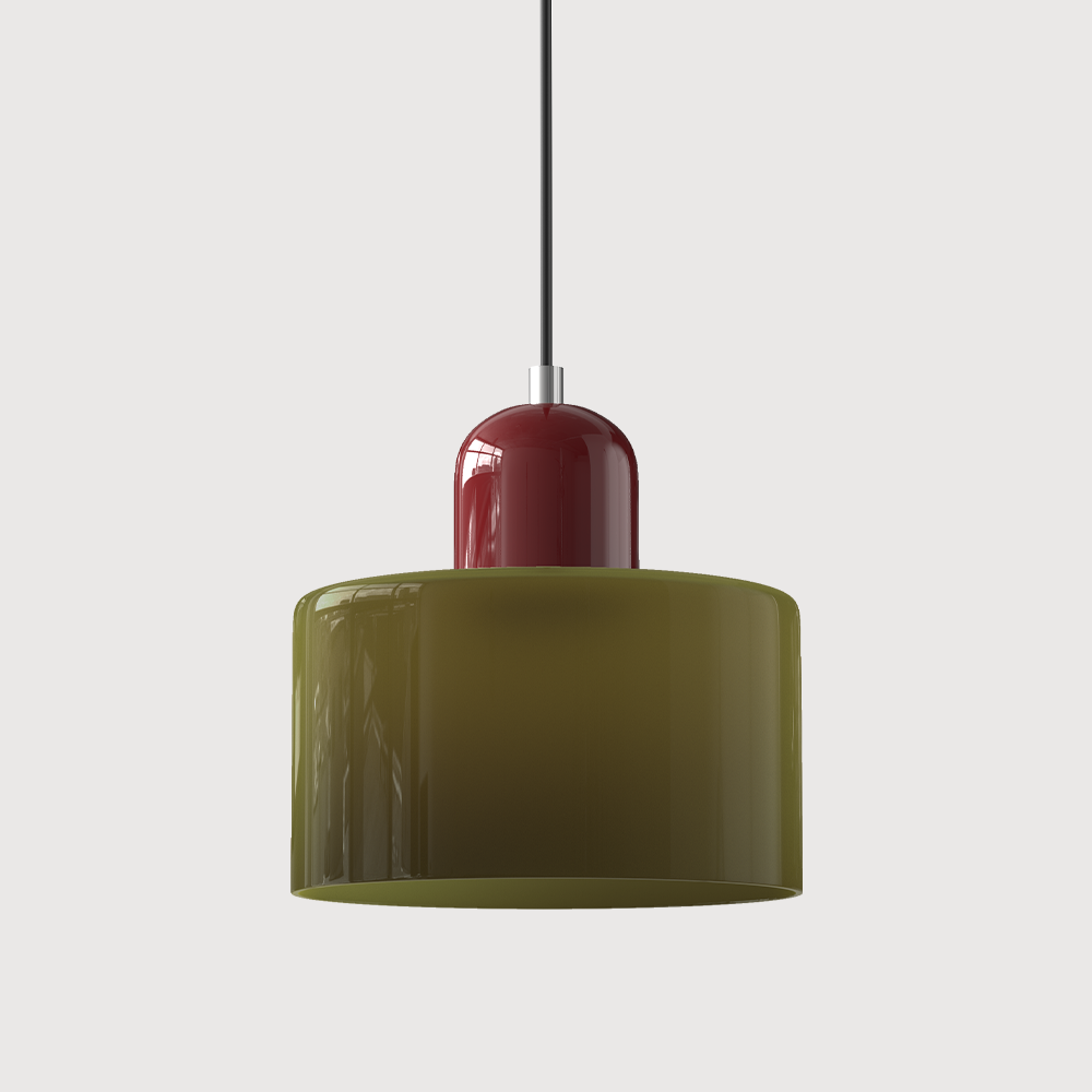 Luminária pendente geométrica Luminor — Design inspirado na Bauhaus