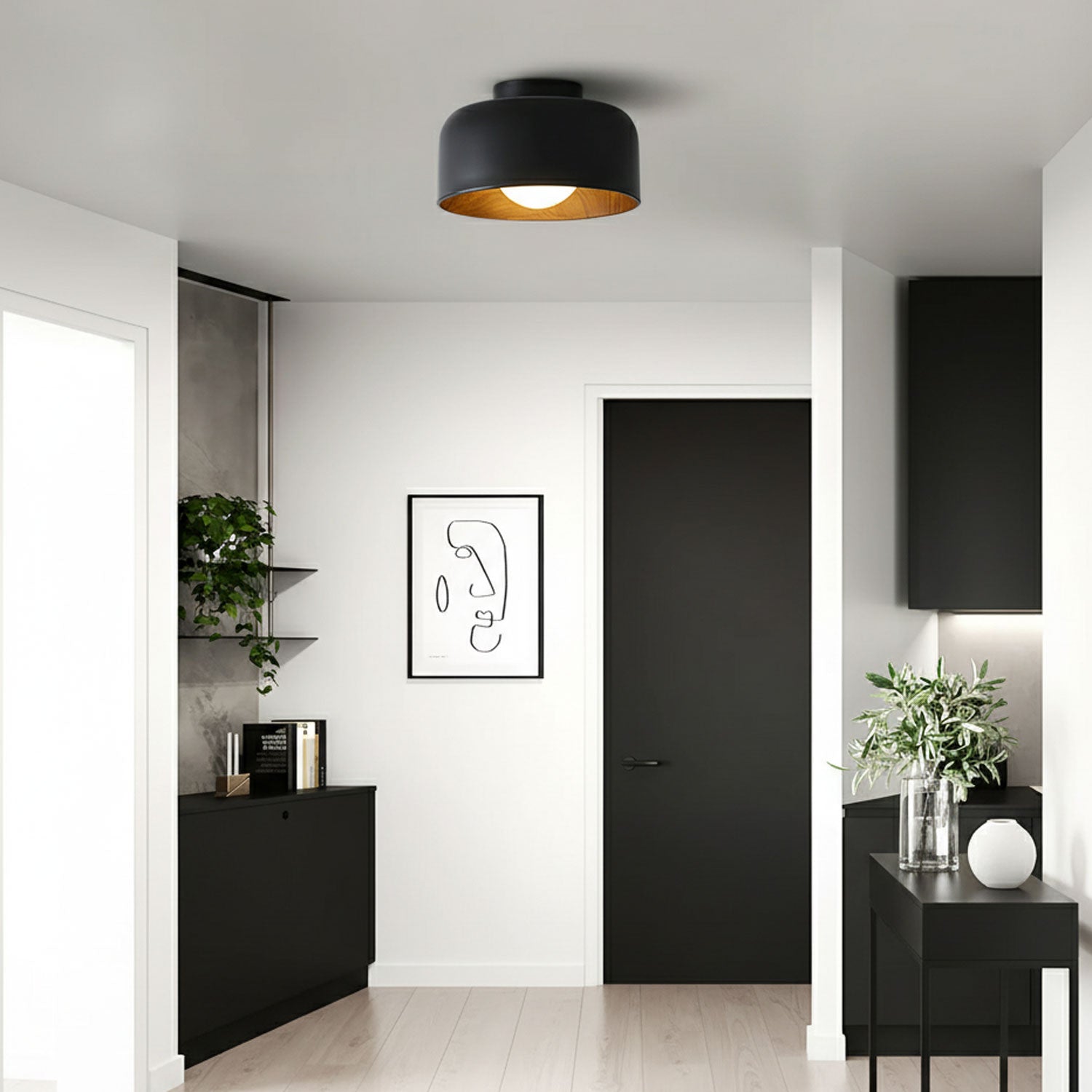 Lumosphere VKL-1004 Deckenleuchte – modern-industriell, matte Oberfläche, stimmungsvolles Licht