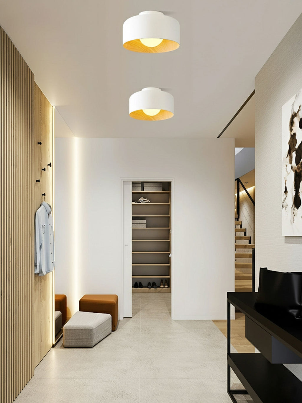 Lumosphere VKL-1004 Deckenleuchte – modern-industriell, matte Oberfläche, stimmungsvolles Licht