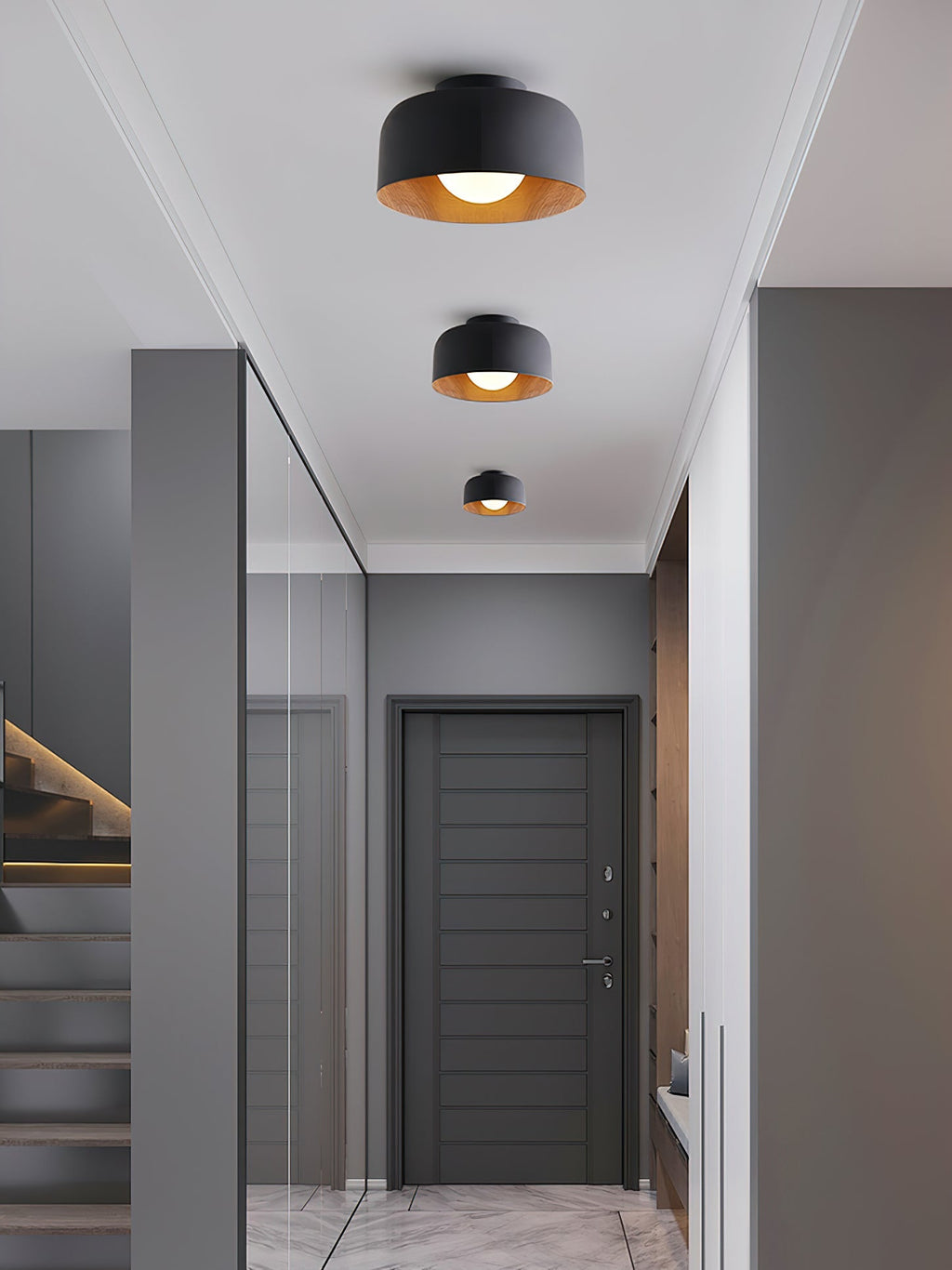 Lumosphere VKL-1004 Deckenleuchte – modern-industriell, matte Oberfläche, stimmungsvolles Licht