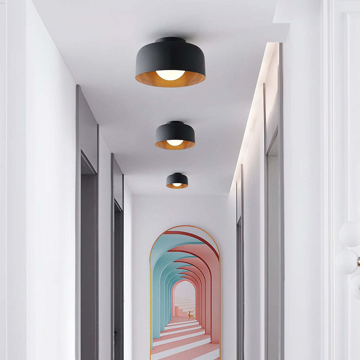 Lumosphere VKL-1004 Deckenleuchte – modern-industriell, matte Oberfläche, stimmungsvolles Licht