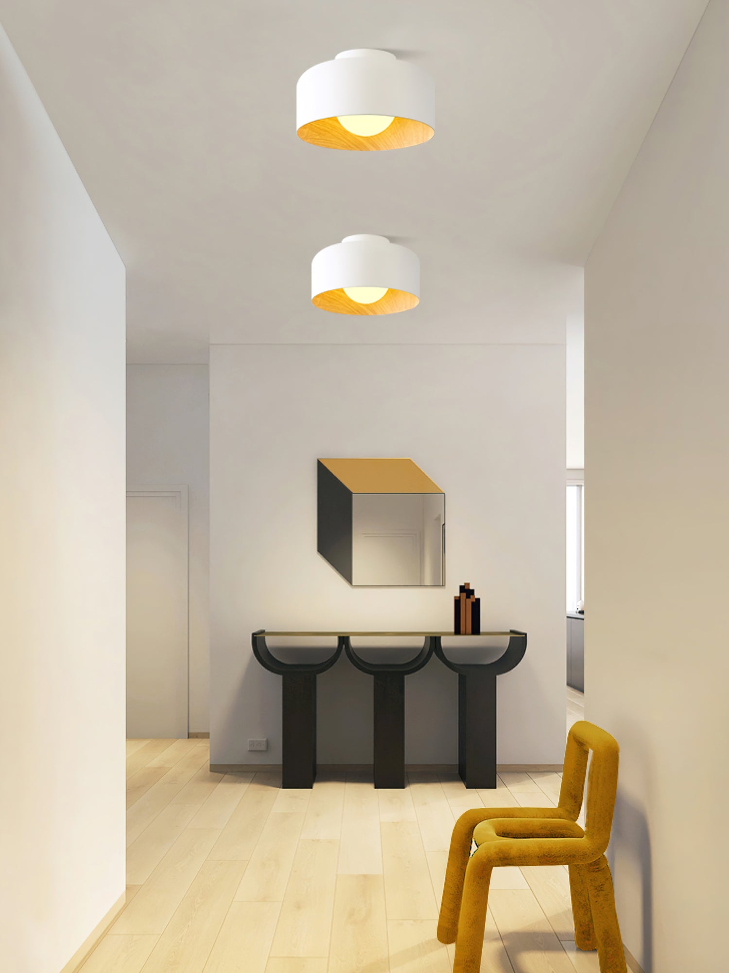 Lumosphere VKL-1004 Deckenleuchte – modern-industriell, matte Oberfläche, stimmungsvolles Licht