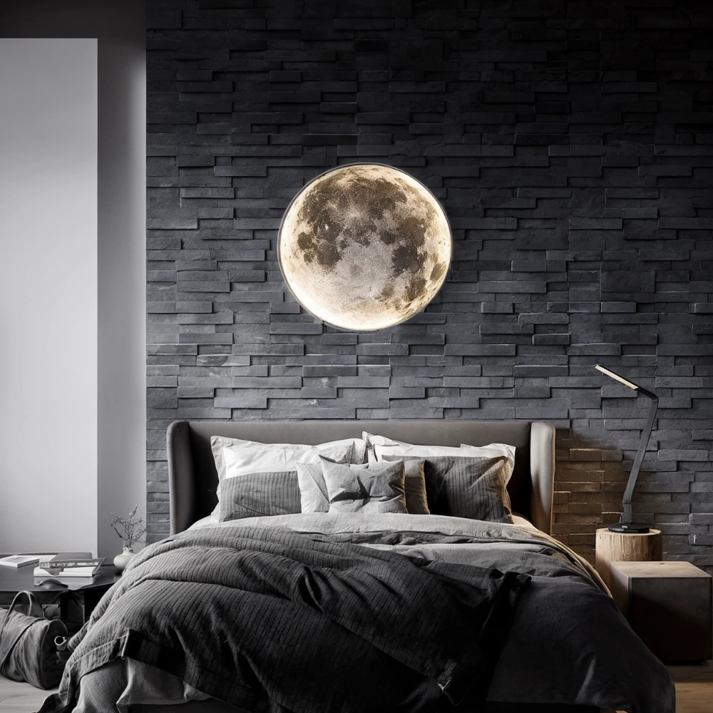 Lunara Maanverlichte Binnenmuurlamp in Verschillende Maten met LED Sfeerverlichting
