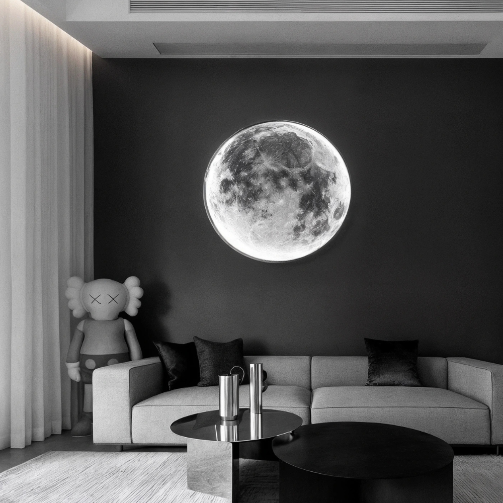 Lunara Maanverlichte Binnenmuurlamp in Verschillende Maten met LED Sfeerverlichting