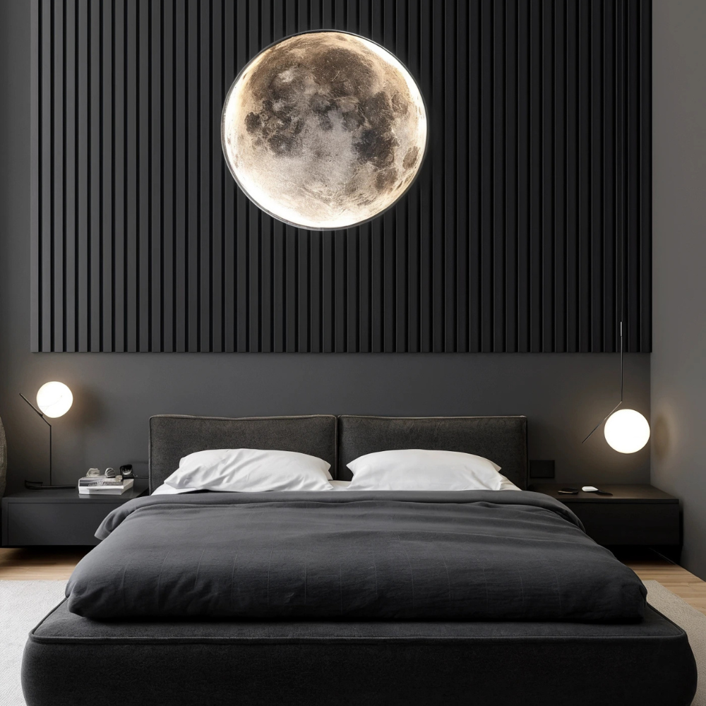 Lunara Maanverlichte Binnenmuurlamp in Verschillende Maten met LED Sfeerverlichting