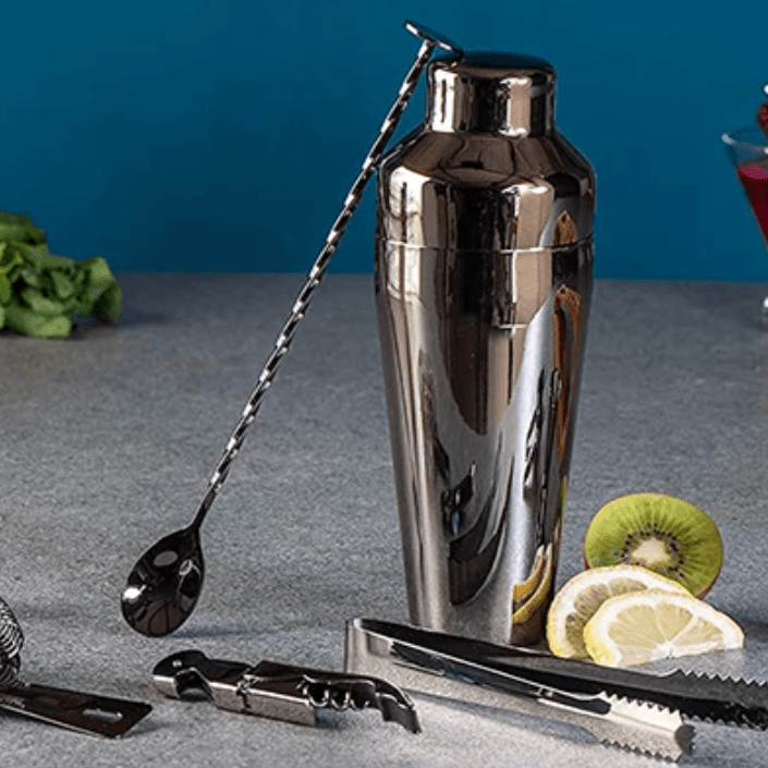 Kit de coctelería AstraBar de 10 piezas de acero inoxidable para aficionados a la mixología en casa