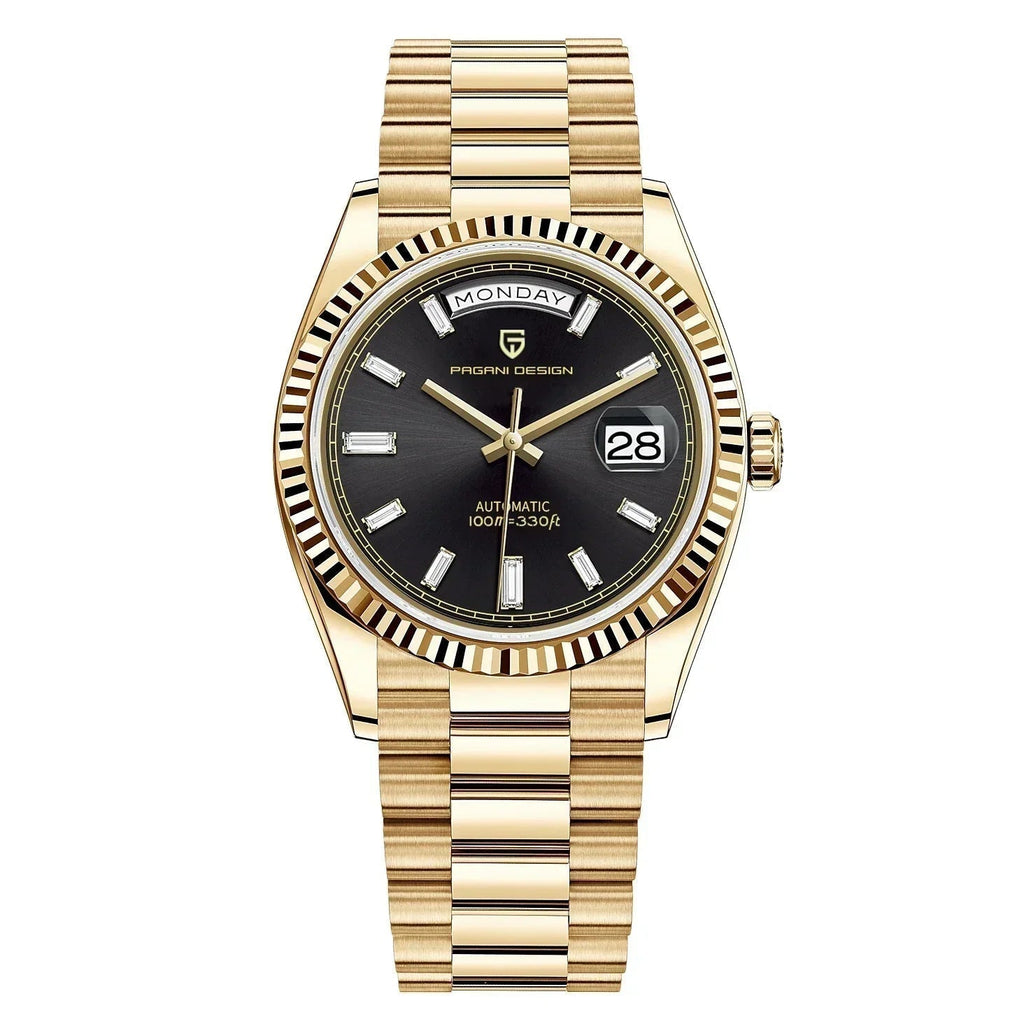 Reloj automático para hombre Luxor en acero inoxidable con calendario para cualquier ocasión