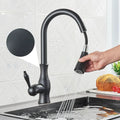 Mitigeur de cuisine AuroraStream avec douchette extractible et bec pivotant pour cuisines luxueuses