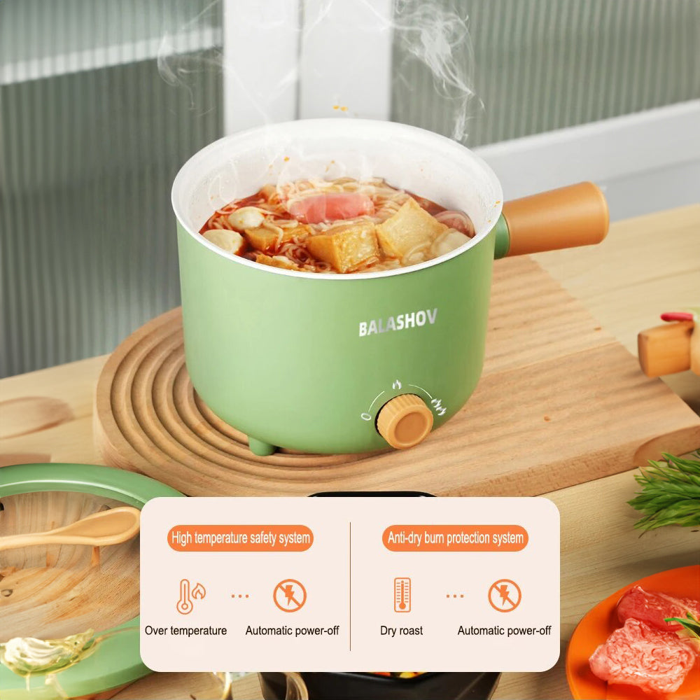 コンパクト電気ノンスティック炊飯器 ミニ鍋付き、110V/220V | Orntli