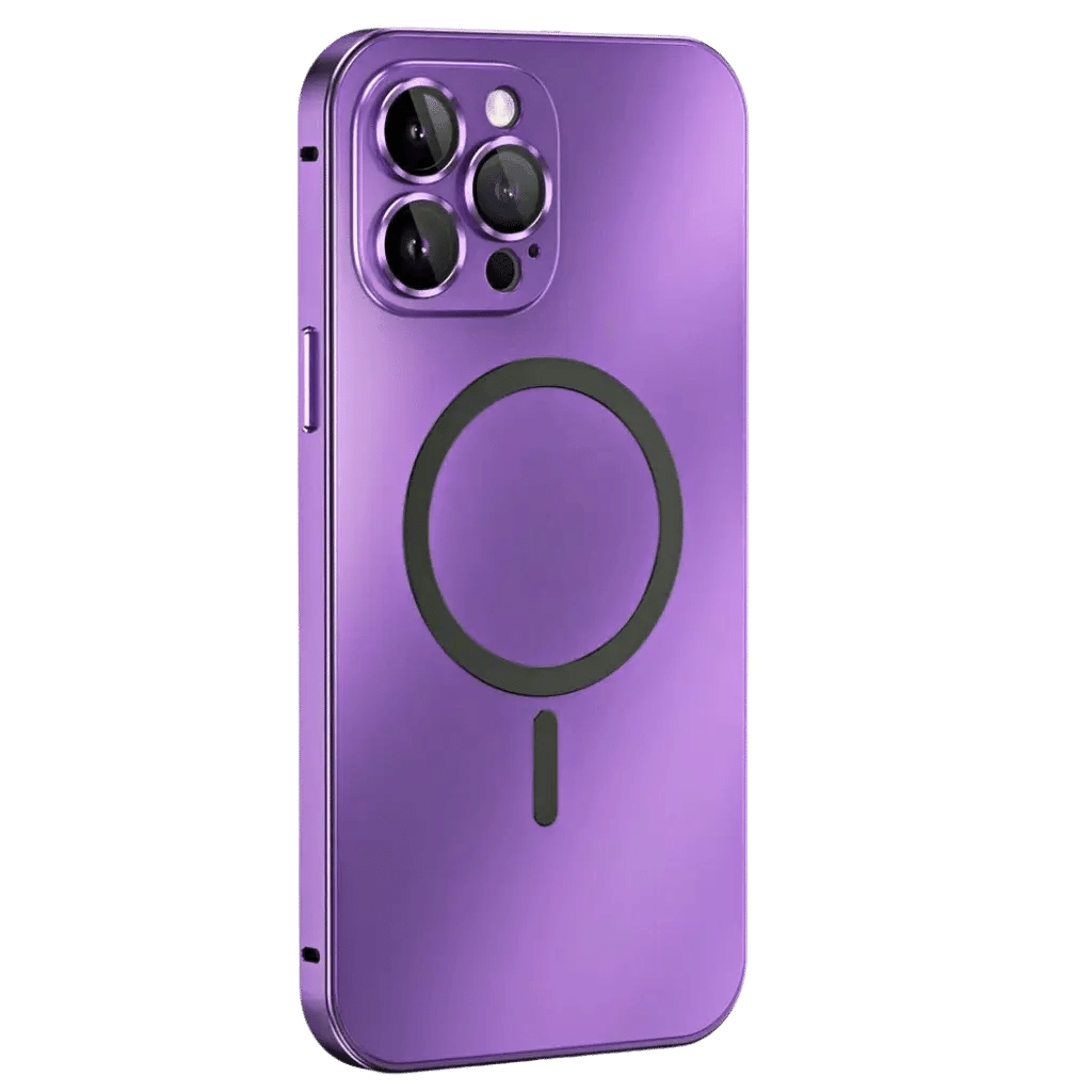 Tenké magnetické kovové pouzdro ApexGuard pro iPhone s ochranou proti nárazům a poškrábání