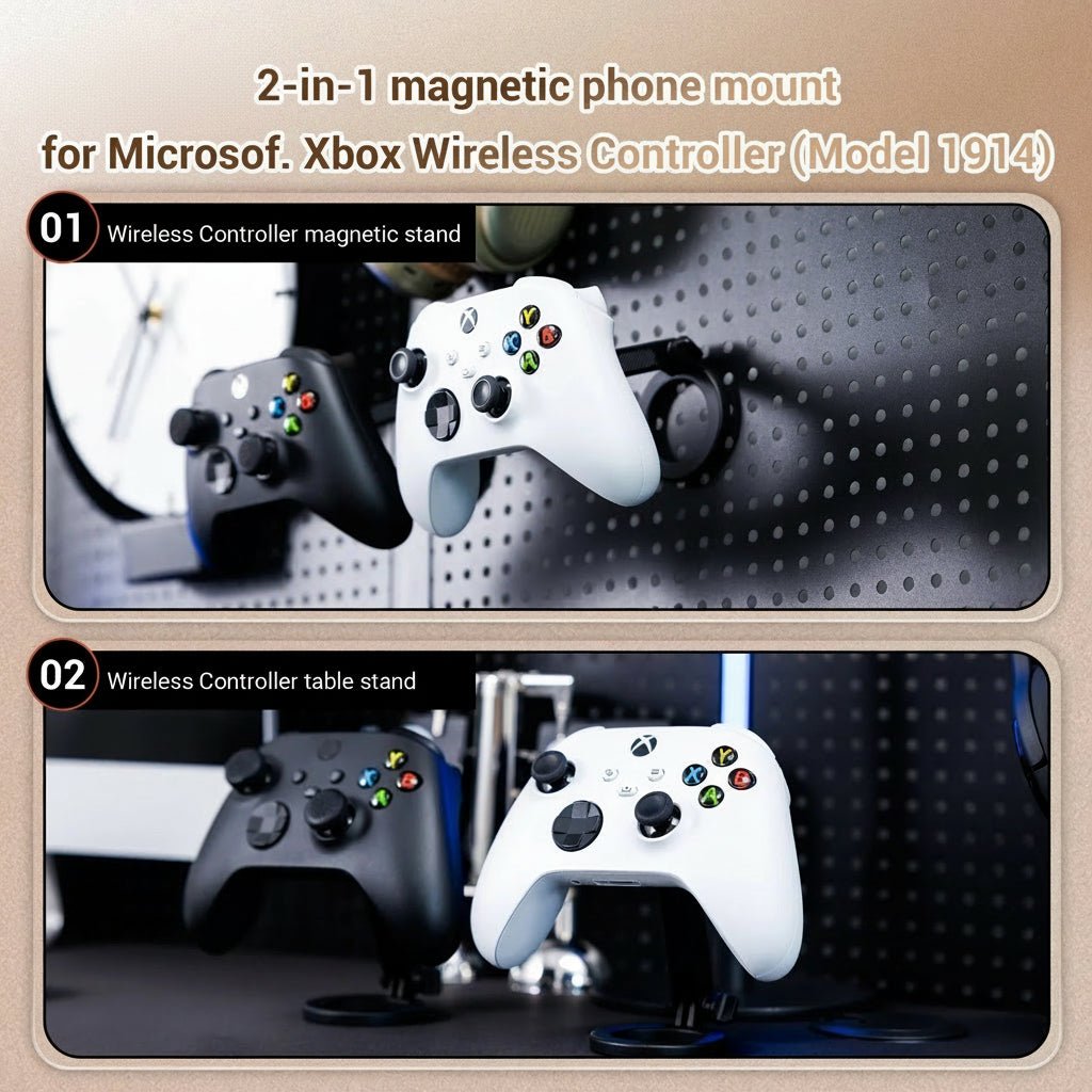 Clip magnetica PulseClip per telefono per controller Xbox 1914, supporto sicuro per gamer