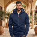 Hoodie met volledige ritssluiting voor dagelijks comfort en actieve kleding
