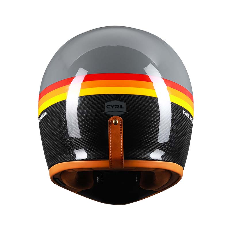 Topi keledar motosikal muka penuh gentian arang Edisi NovaX