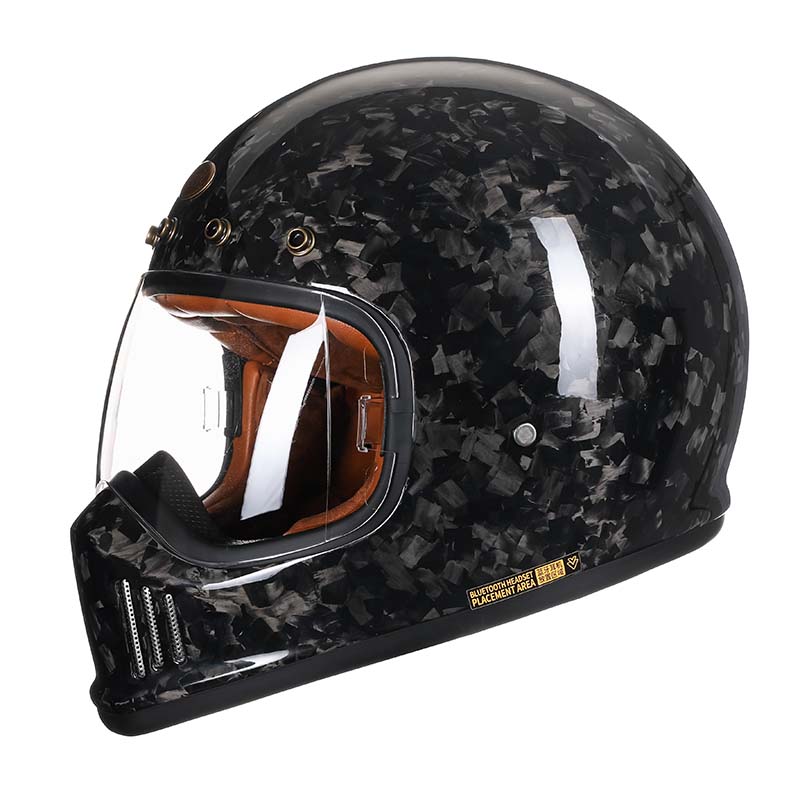 AeroCarbon Vollgesichts-Motorradhelm F385GB Ausgabe