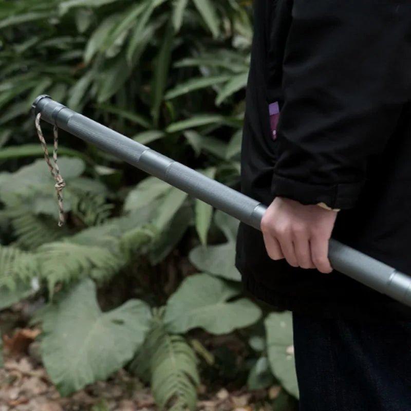 Bastones de marcha para camping TrailFlex de acero inoxidable, resistentes y con agarre ergonómico para excursionistas