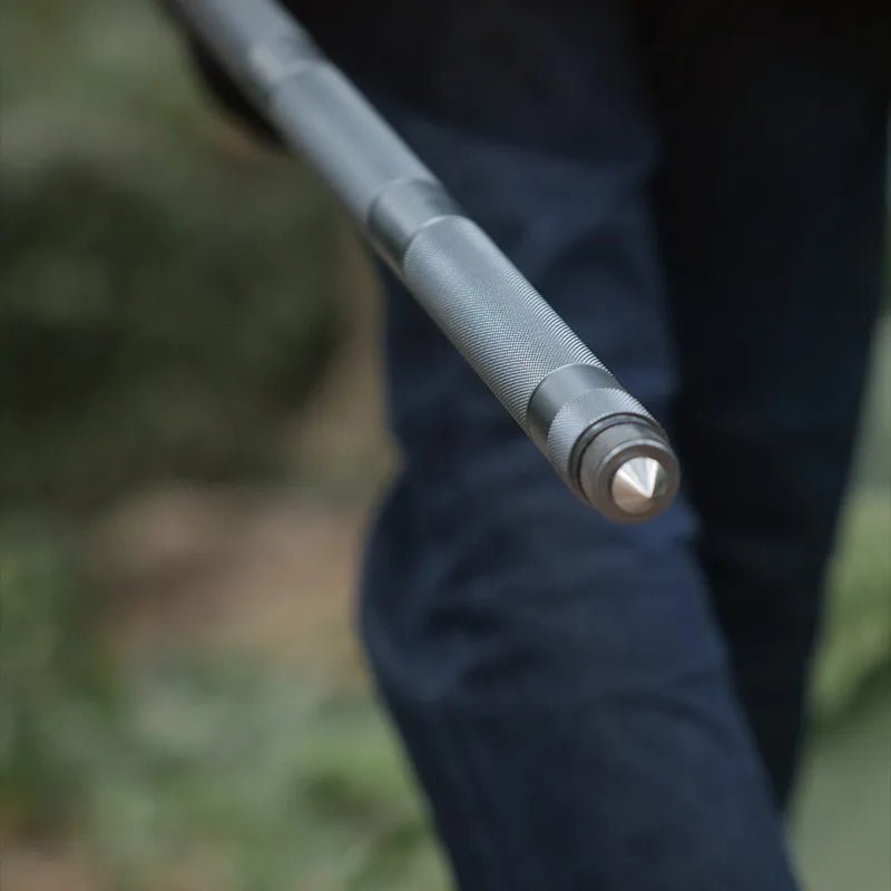 Bastones de marcha para camping TrailFlex de acero inoxidable, resistentes y con agarre ergonómico para excursionistas