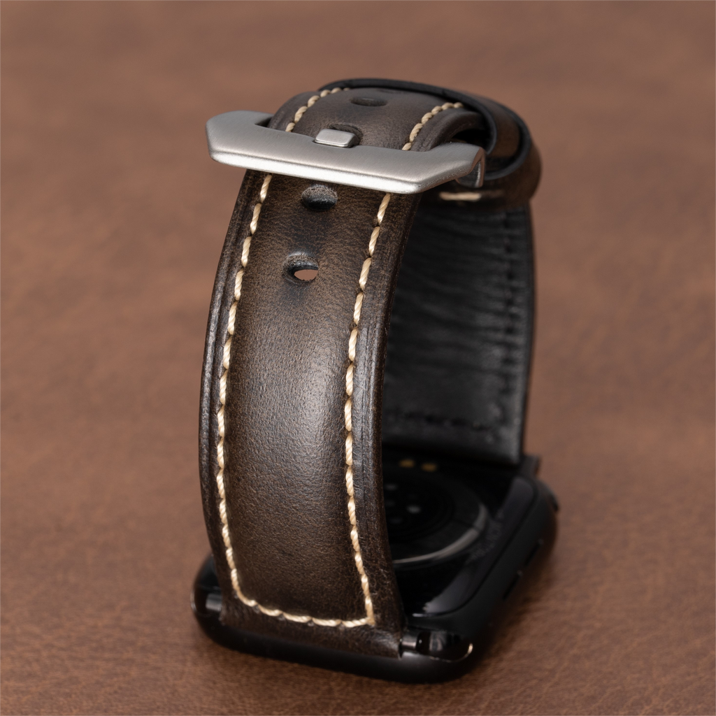 Nappa Deri Kordon Apple Watch için