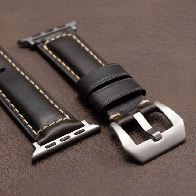 Nappa Deri Kordon Apple Watch için