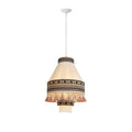 Boho – závěsná lampa s třásněmi