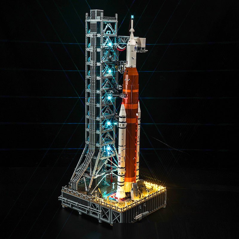NebulaForge Artemis Inspired Rocket Kit For Space Fans Launch Tower Orion Capsule