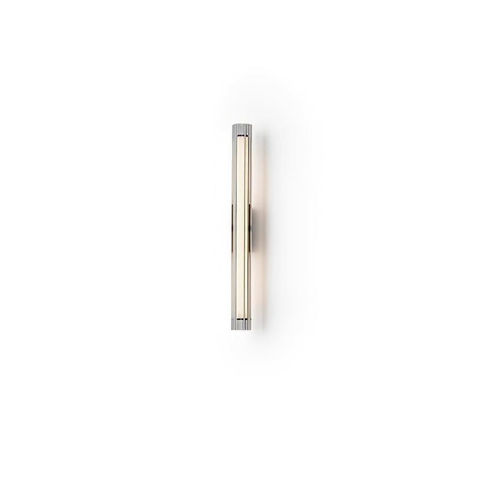 Linece Contemporary Glass Wall Lamp — Metal Frame, 5cm Diameter