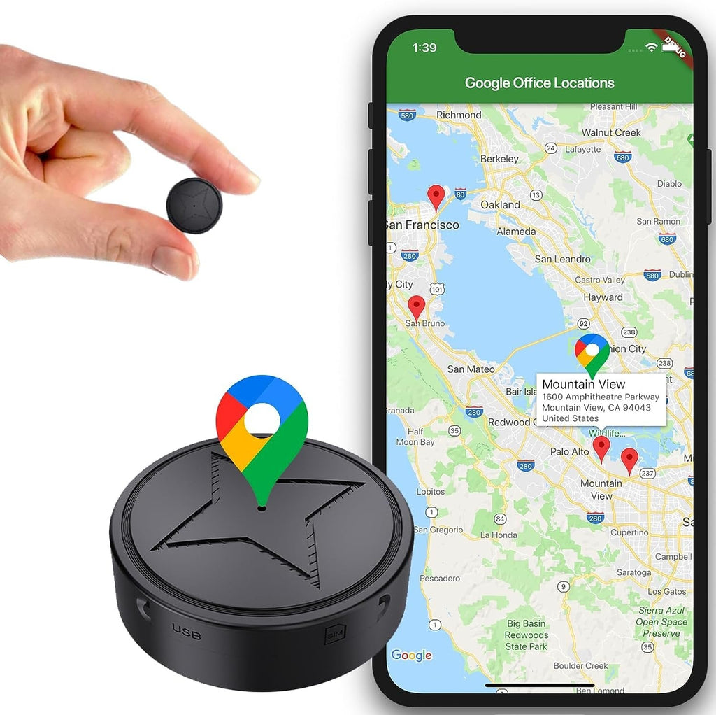 Penjejak GPS Padat Dengan Reka Bentuk Mini Magnetik Untuk Penjejakan Masa Sebenar