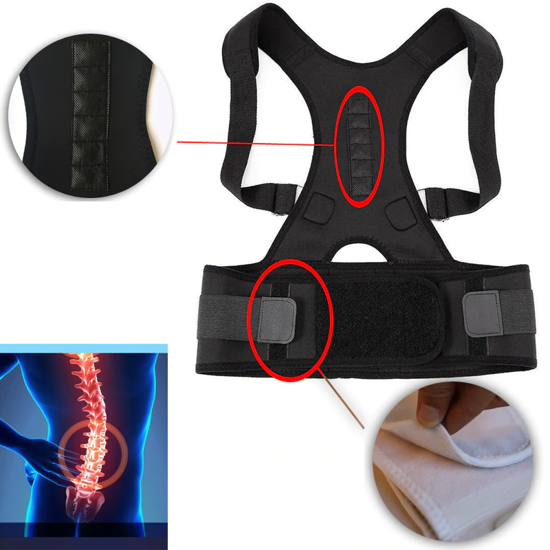 Spătar magnetic ZenPosture pentru susținerea poziției drepte