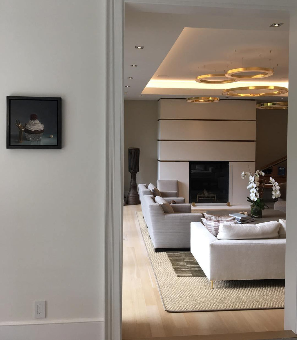 مصباح معلق دائري LED بتصميم سلس