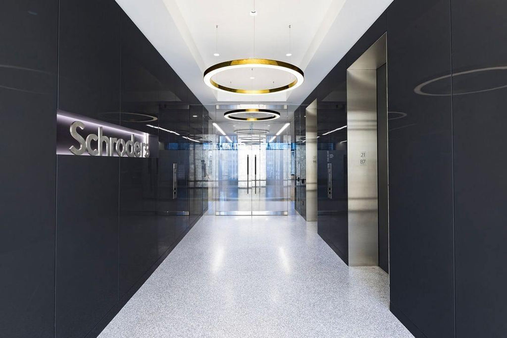 مصباح معلق دائري LED بتصميم سلس