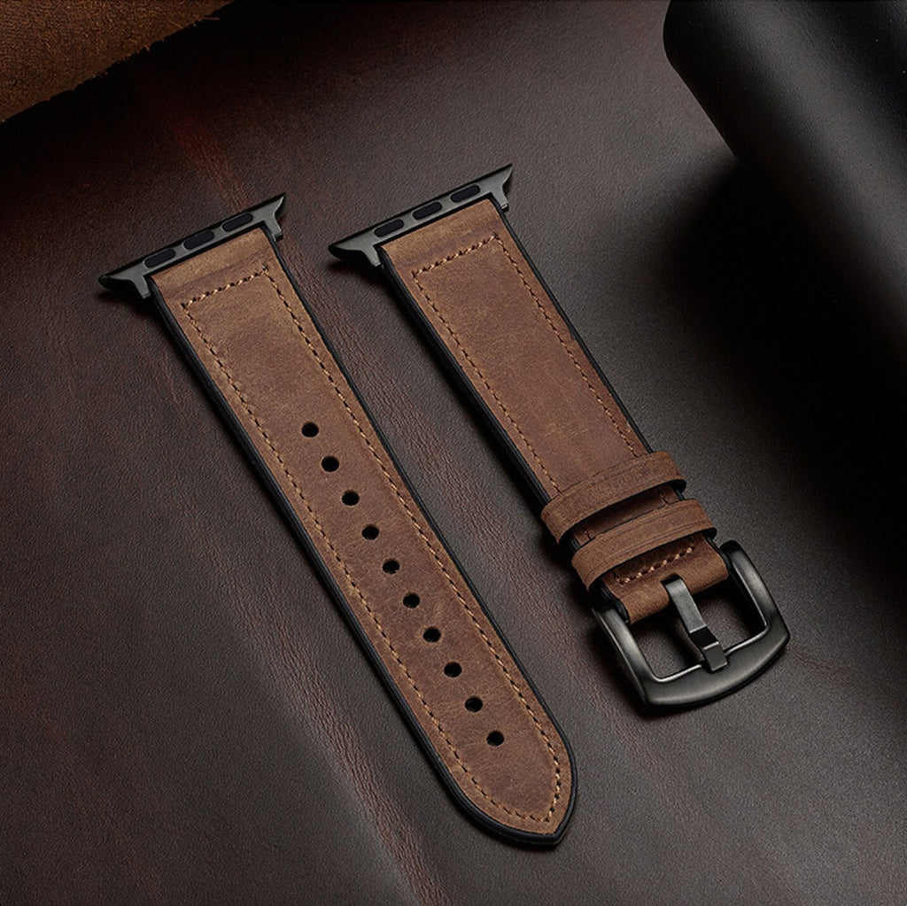 Correa de lujo de cuero para Apple Watch