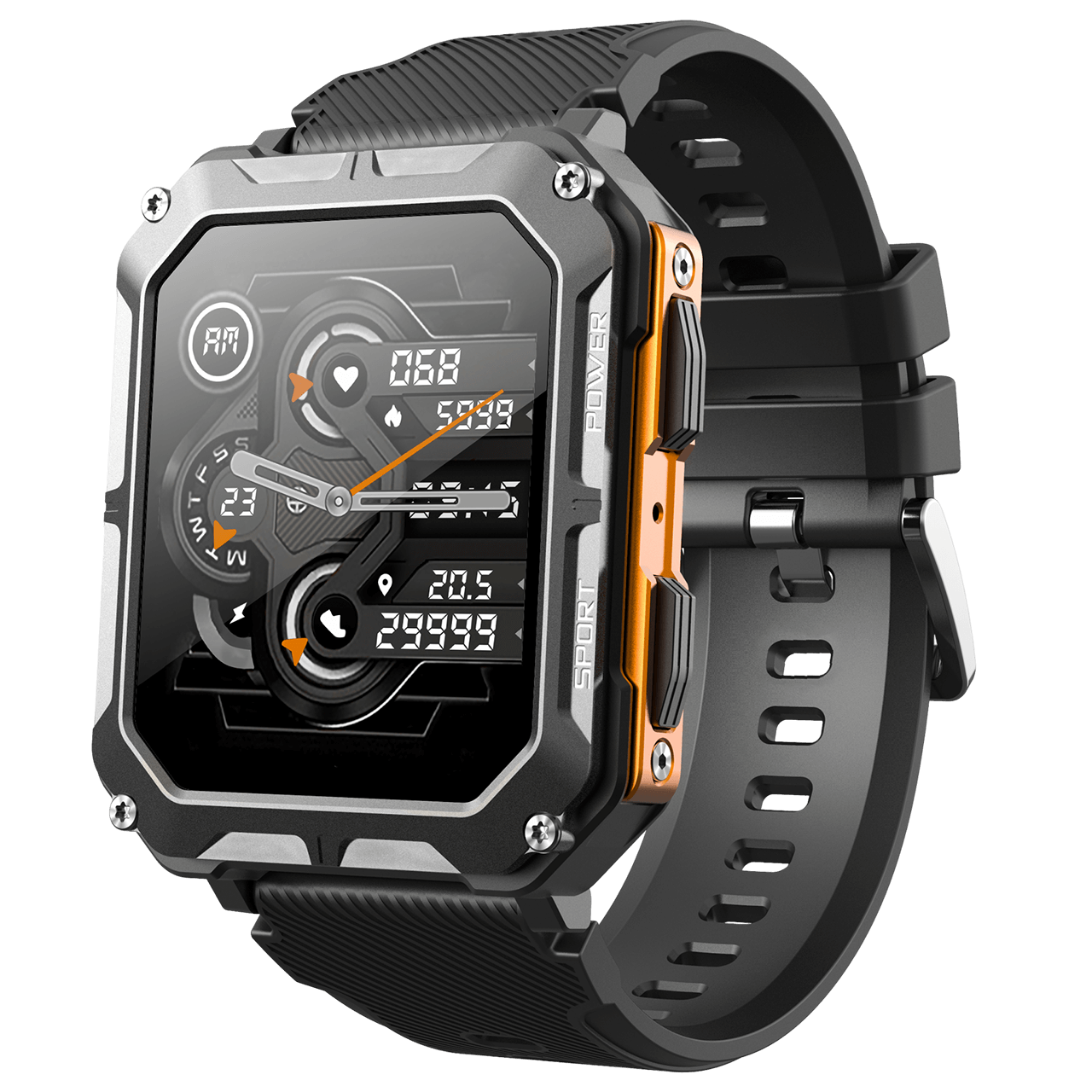 Montre Intelligente Moderne Durable Conçue Pour Environnements Rugueux