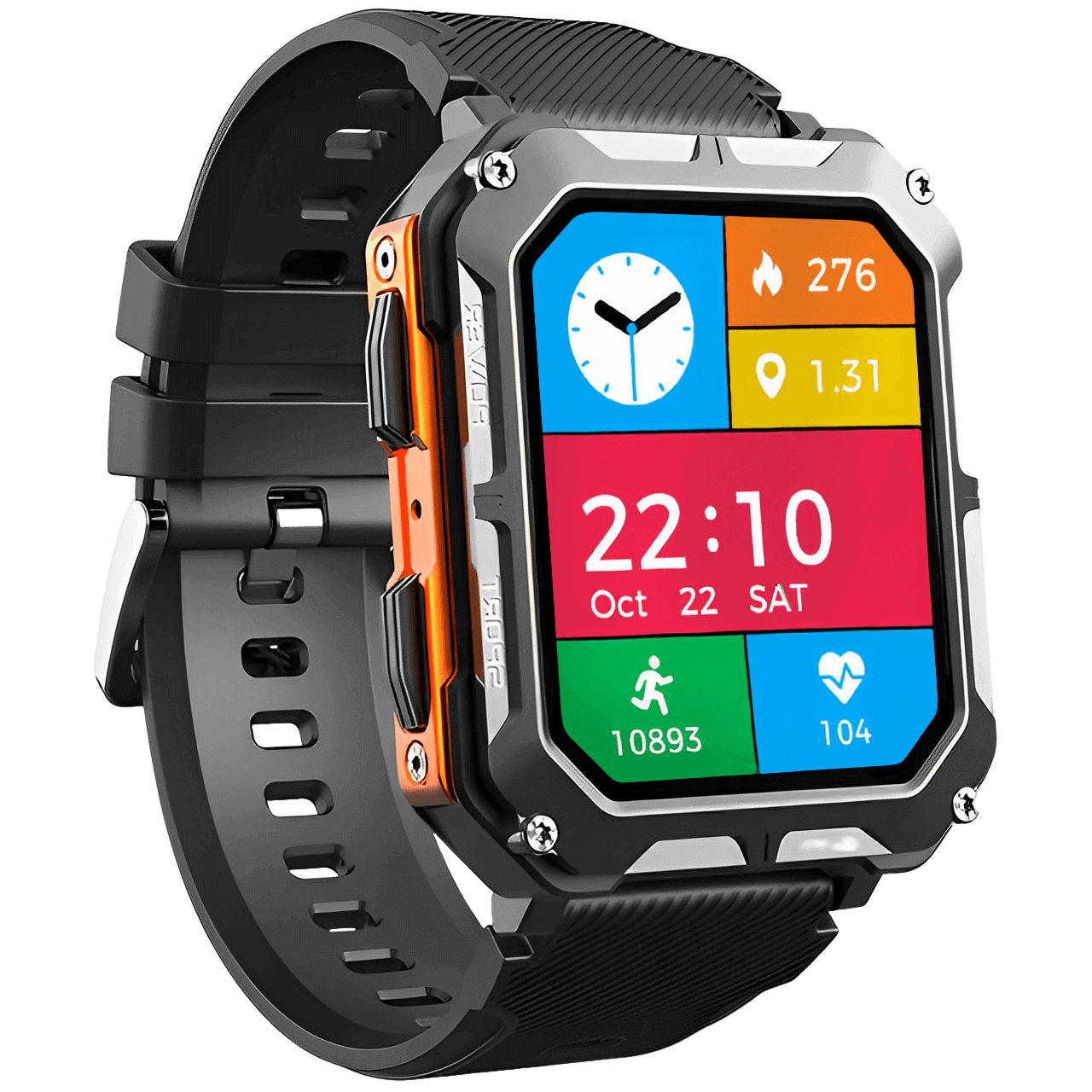 Montre Intelligente Moderne Durable Conçue Pour Environnements Rugueux
