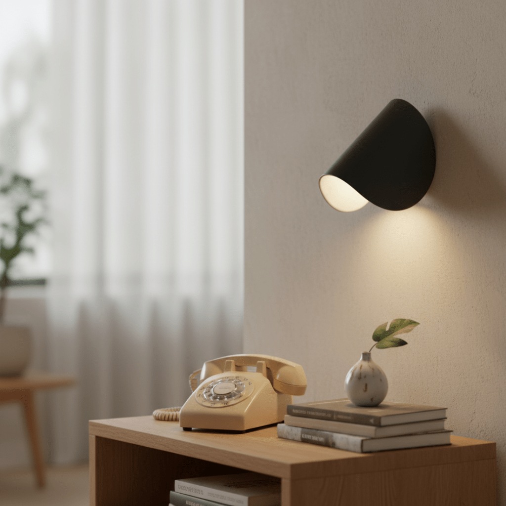 Schwenkbare Glow-Wandleuchte für flexible und gezielte Beleuchtung