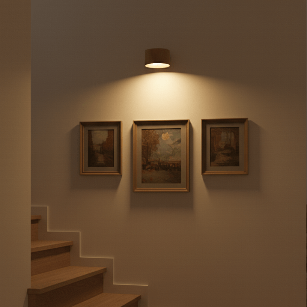 Draadloze Nordic wandlamp met afstandsbediening