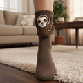 CozyNest House Socks For Home Relaxation With 3D Animal Accent And Non Slip
