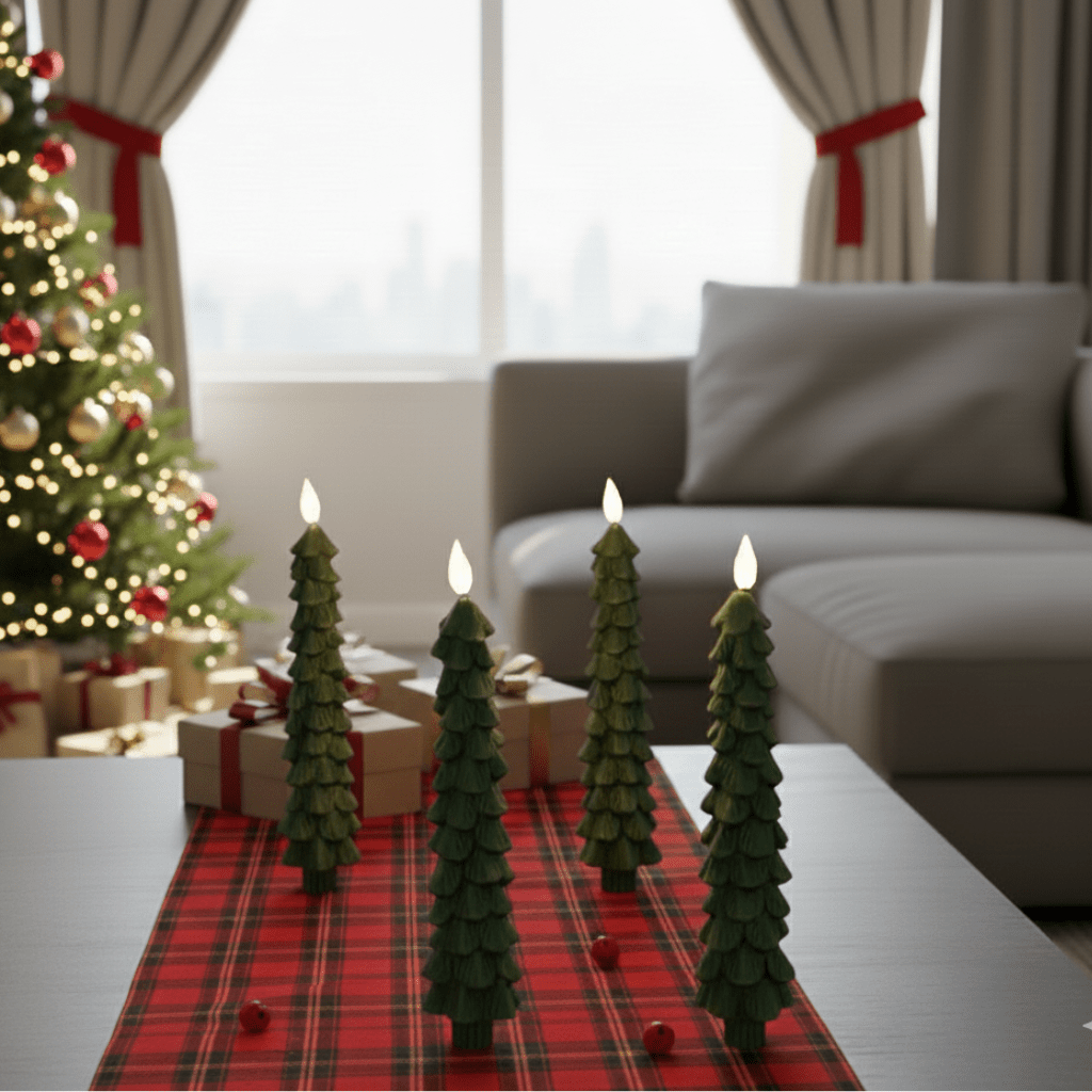 LumaCrest LED-Kerzenbaum mit Fernbedienung für Liebhaber zauberhafter Weihnachtsdekoration