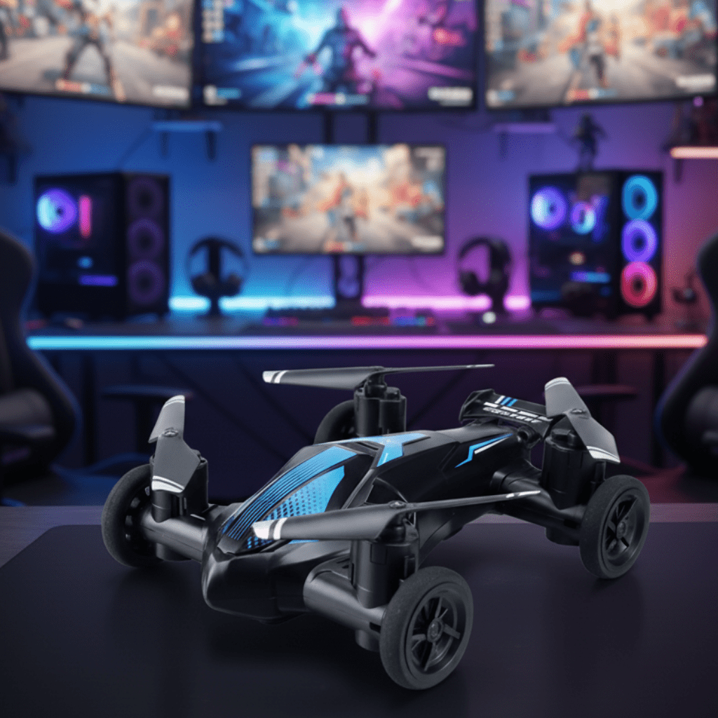 Nova Rover, coche teledirigido y dron dos en uno para divertirse volando y conduciendo, para niños