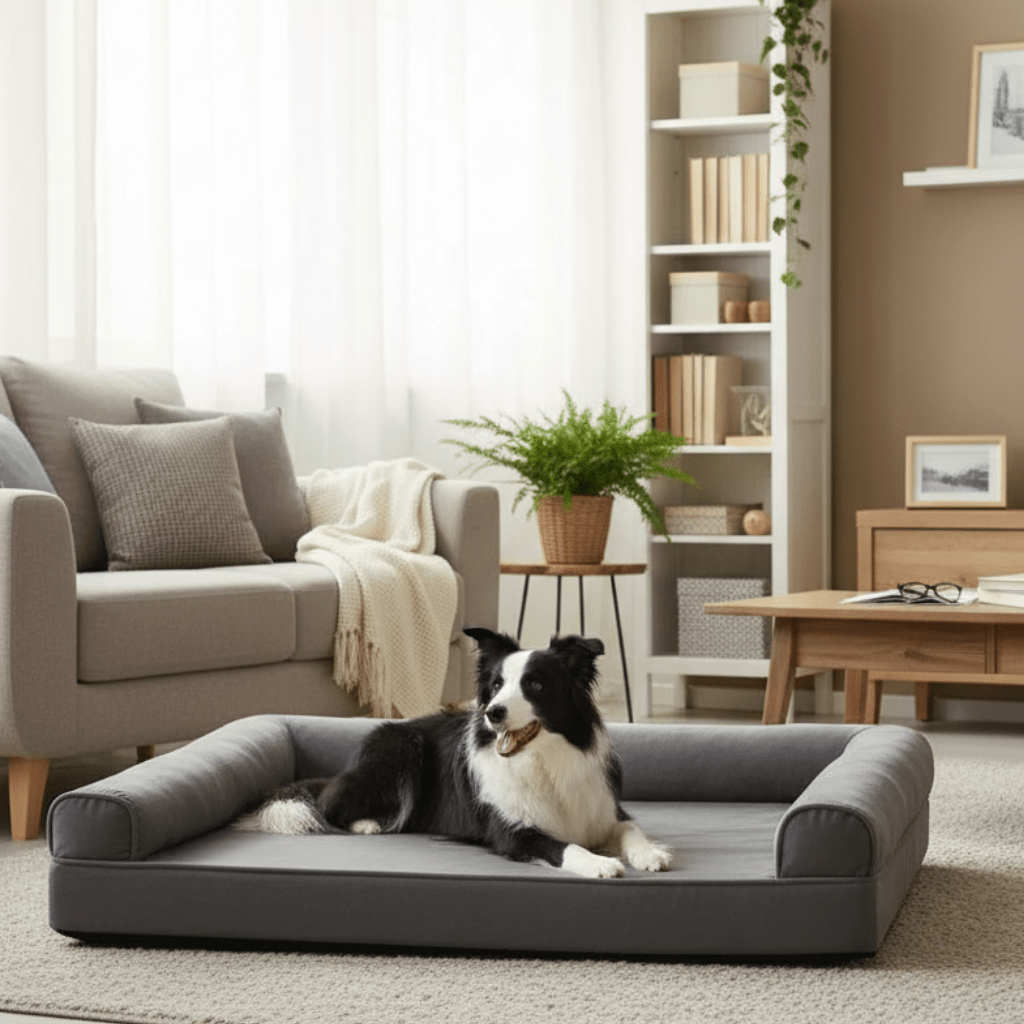 Cuccia-divano ortopedica HavenPaws per cani, per sostenere le articolazioni e dormire nel lusso
