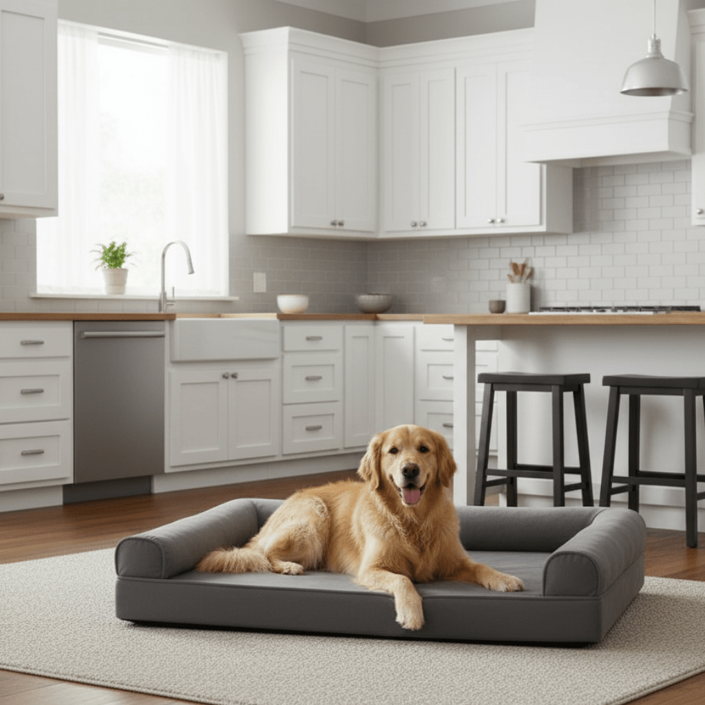 Cuccia-divano ortopedica HavenPaws per cani, per sostenere le articolazioni e dormire nel lusso