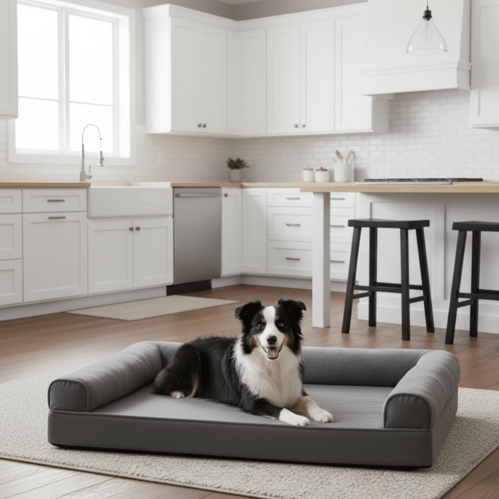 Cuccia-divano ortopedica HavenPaws per cani, per sostenere le articolazioni e dormire nel lusso