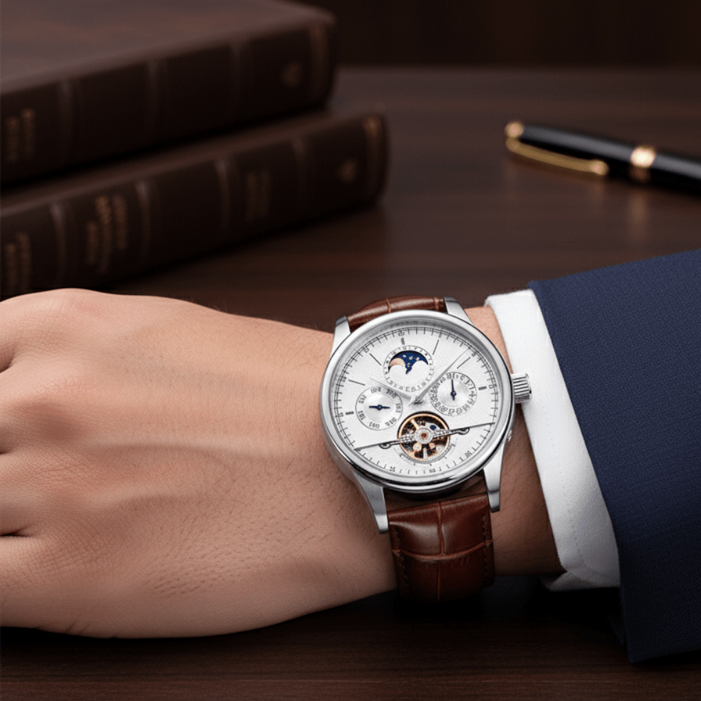 AsterTime automatische mechanische Herrenuhr mit Selbstaufzug und präzisem Uhrwerk