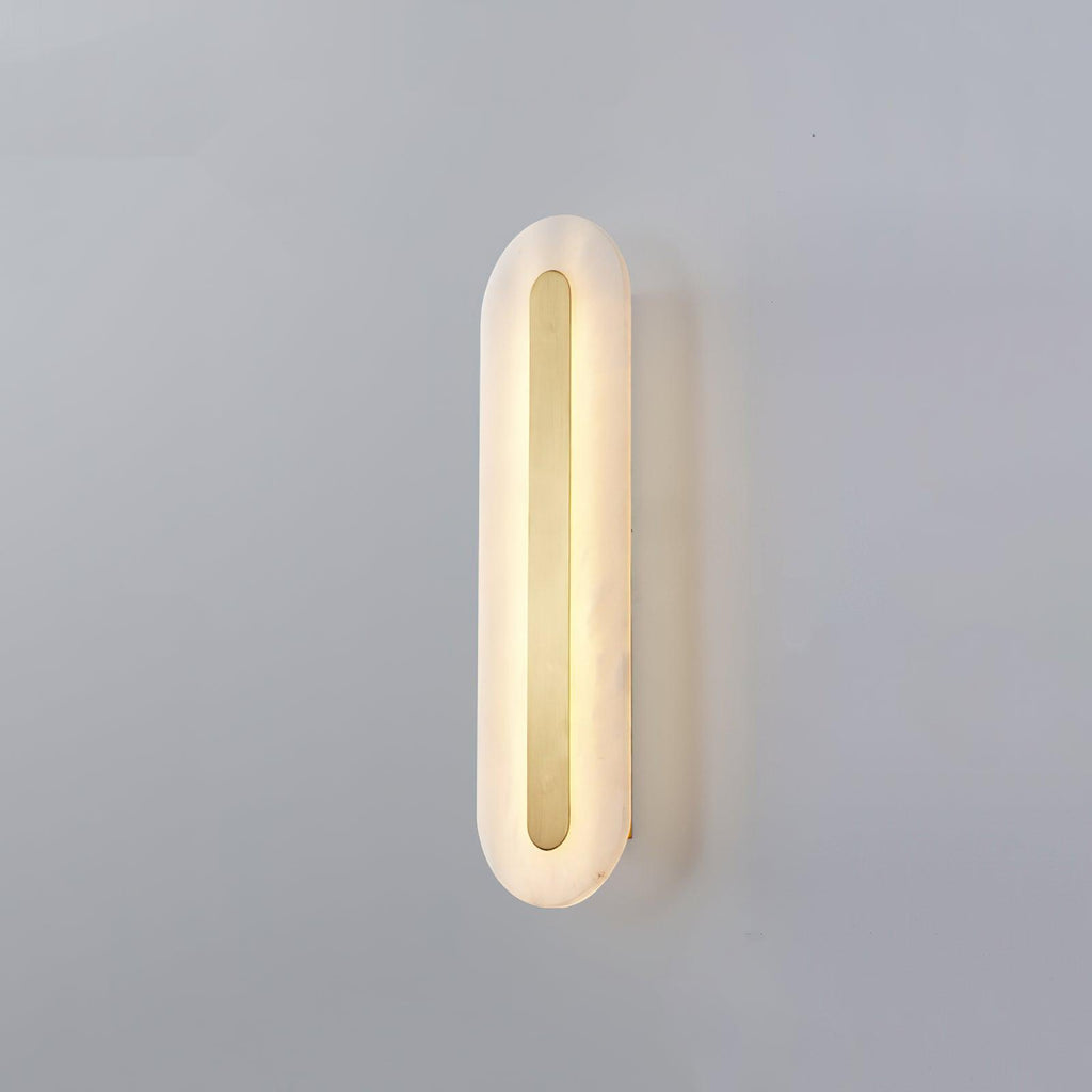 Alabaster Rounded Wall Light - Vakkerlight