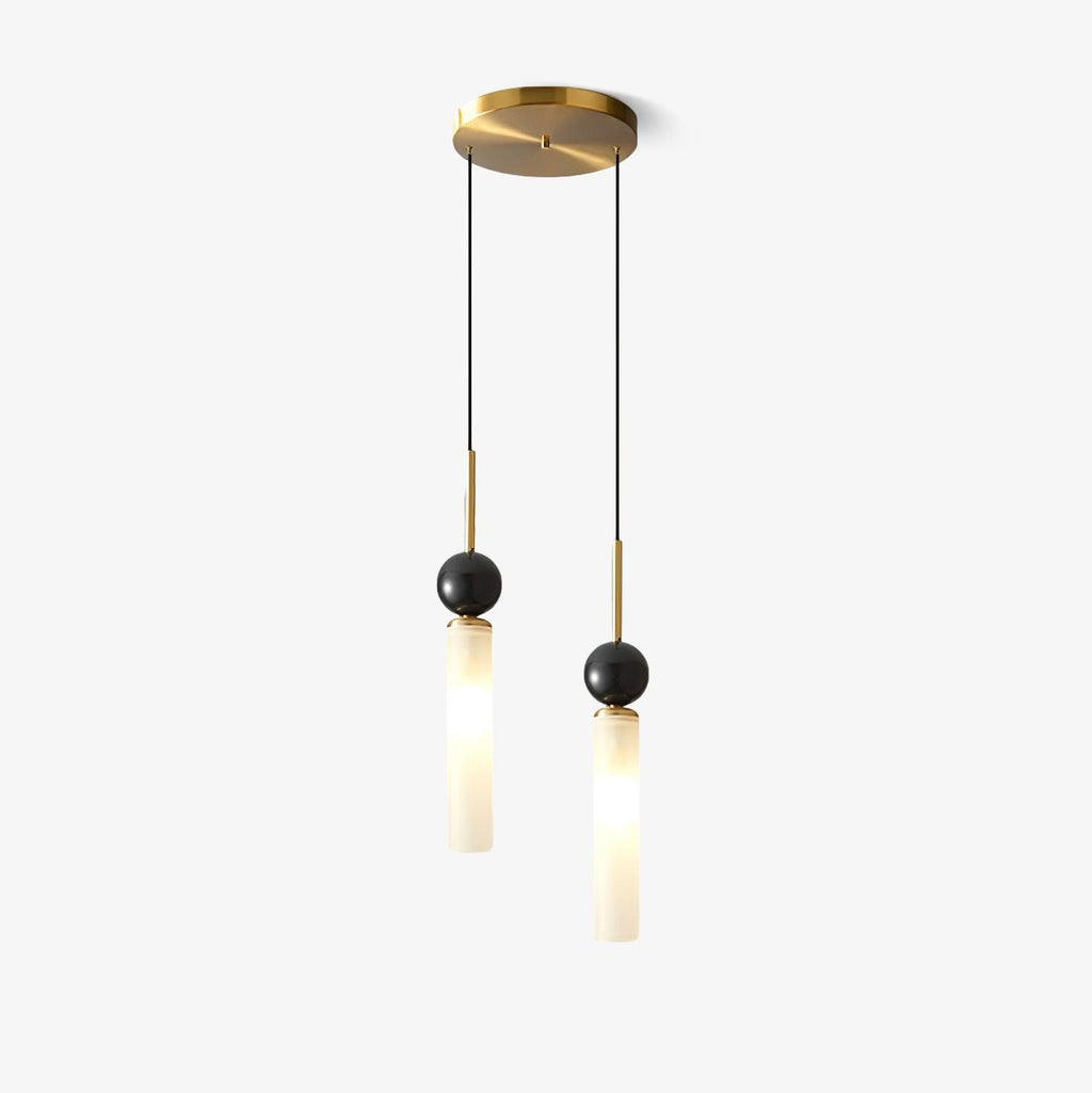 Thea Minimalist Marble Pendant Light — Single & Double Head Options