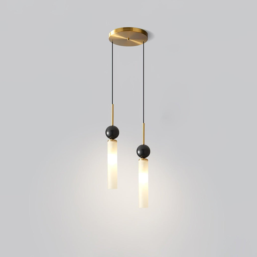 Thea Minimalist Marble Pendant Light — Single & Double Head Options