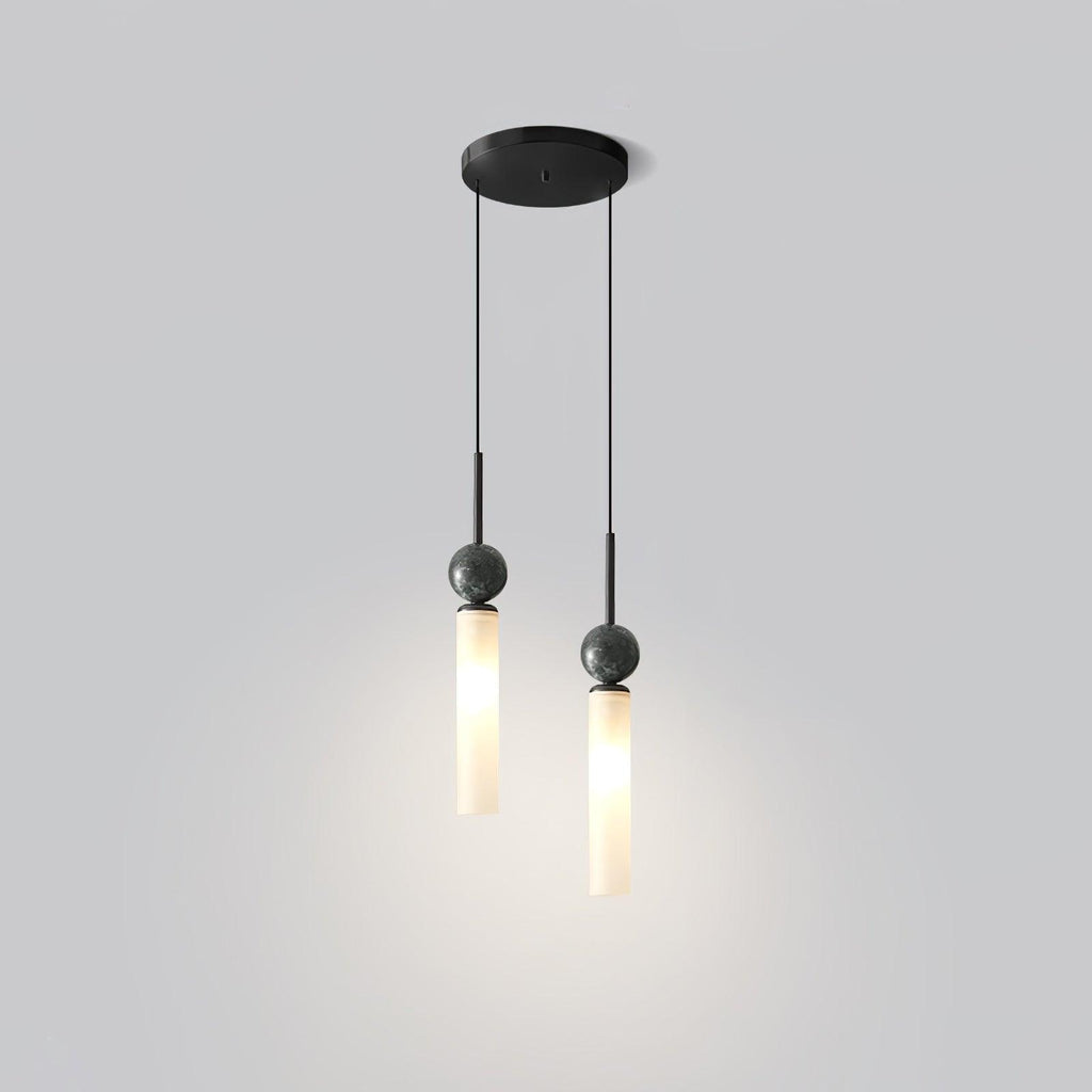 Thea Minimalist Marble Pendant Light — Single & Double Head Options