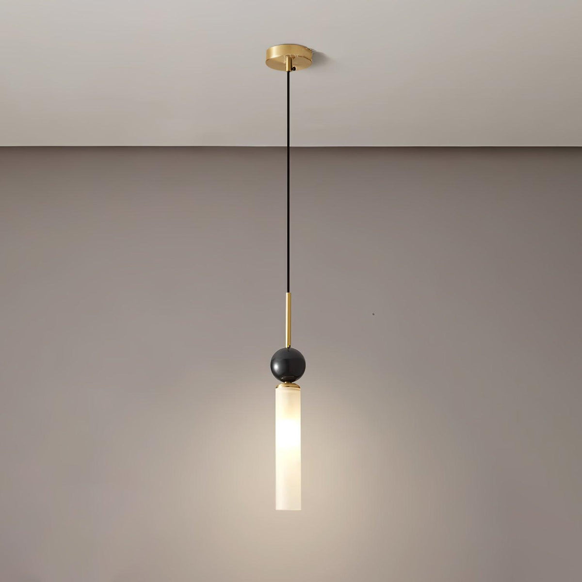 Thea Minimalist Marble Pendant Light — Single & Double Head Options