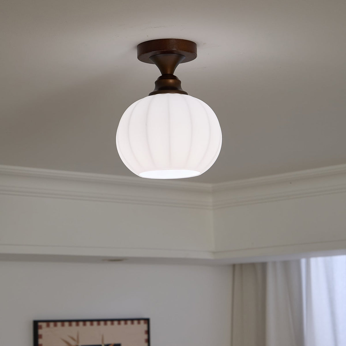 Alveneth Premium Art Glass Nordic Ceiling Pendant