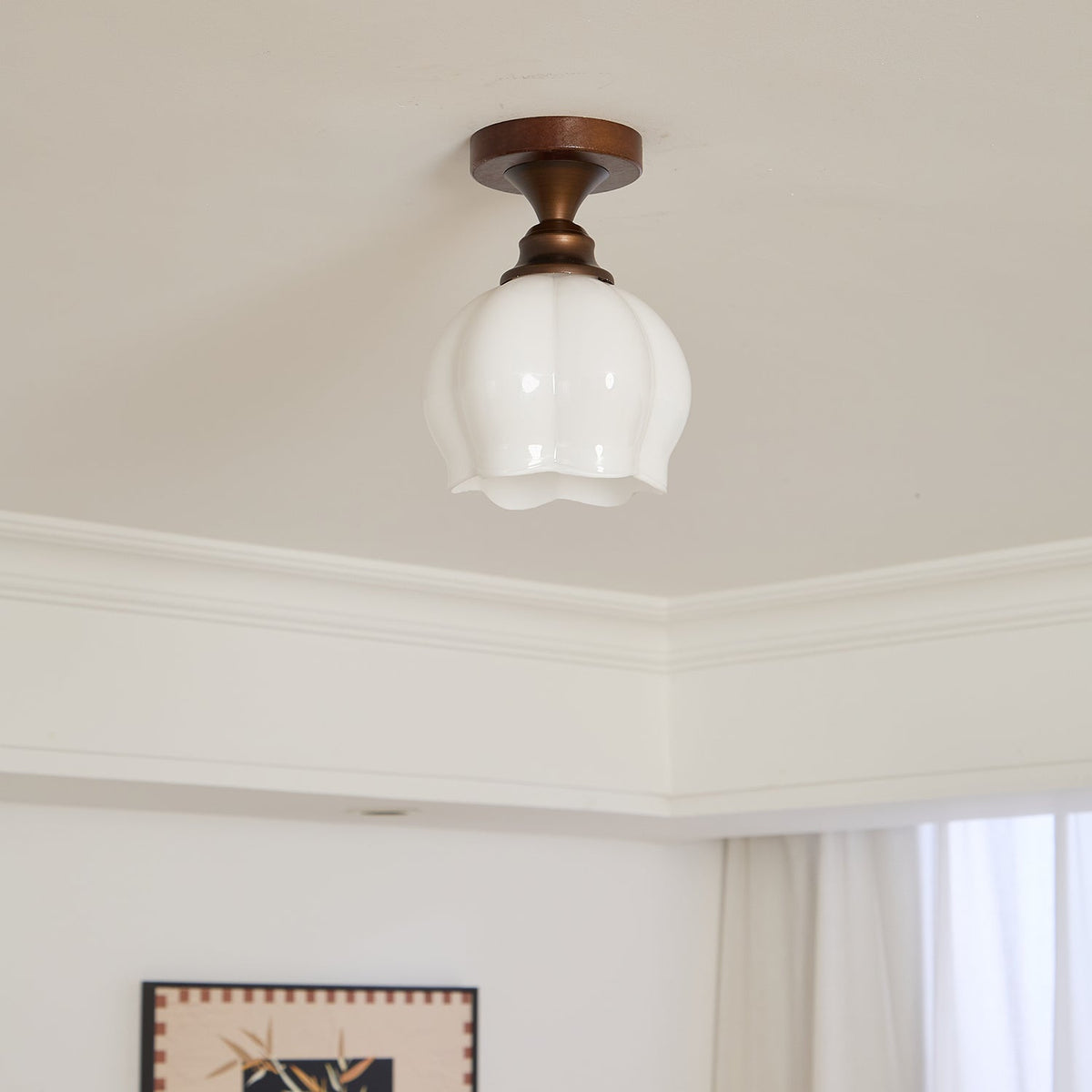 Alveneth Premium Art Glass Nordic Ceiling Pendant