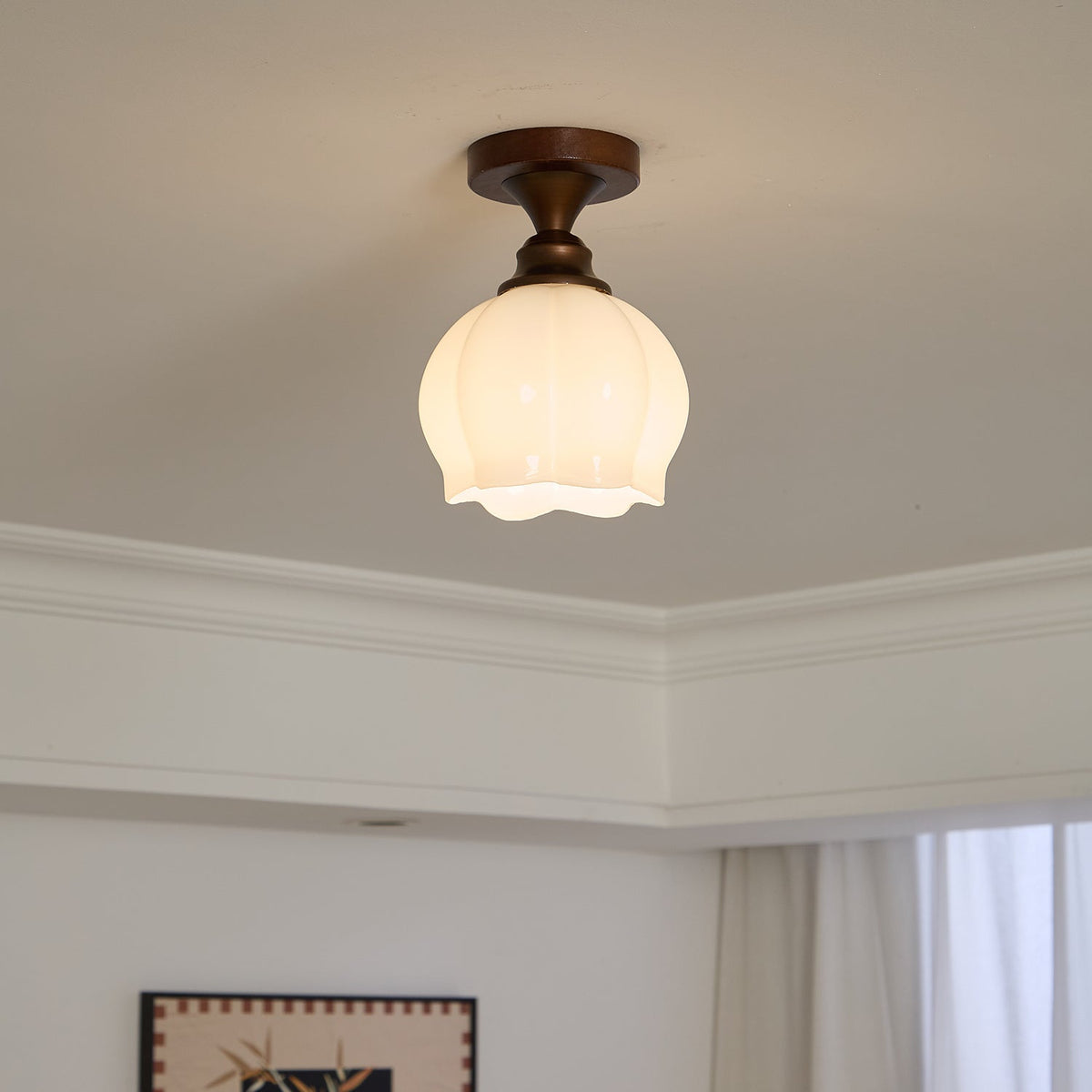 Alveneth Premium Art Glass Nordic Ceiling Pendant