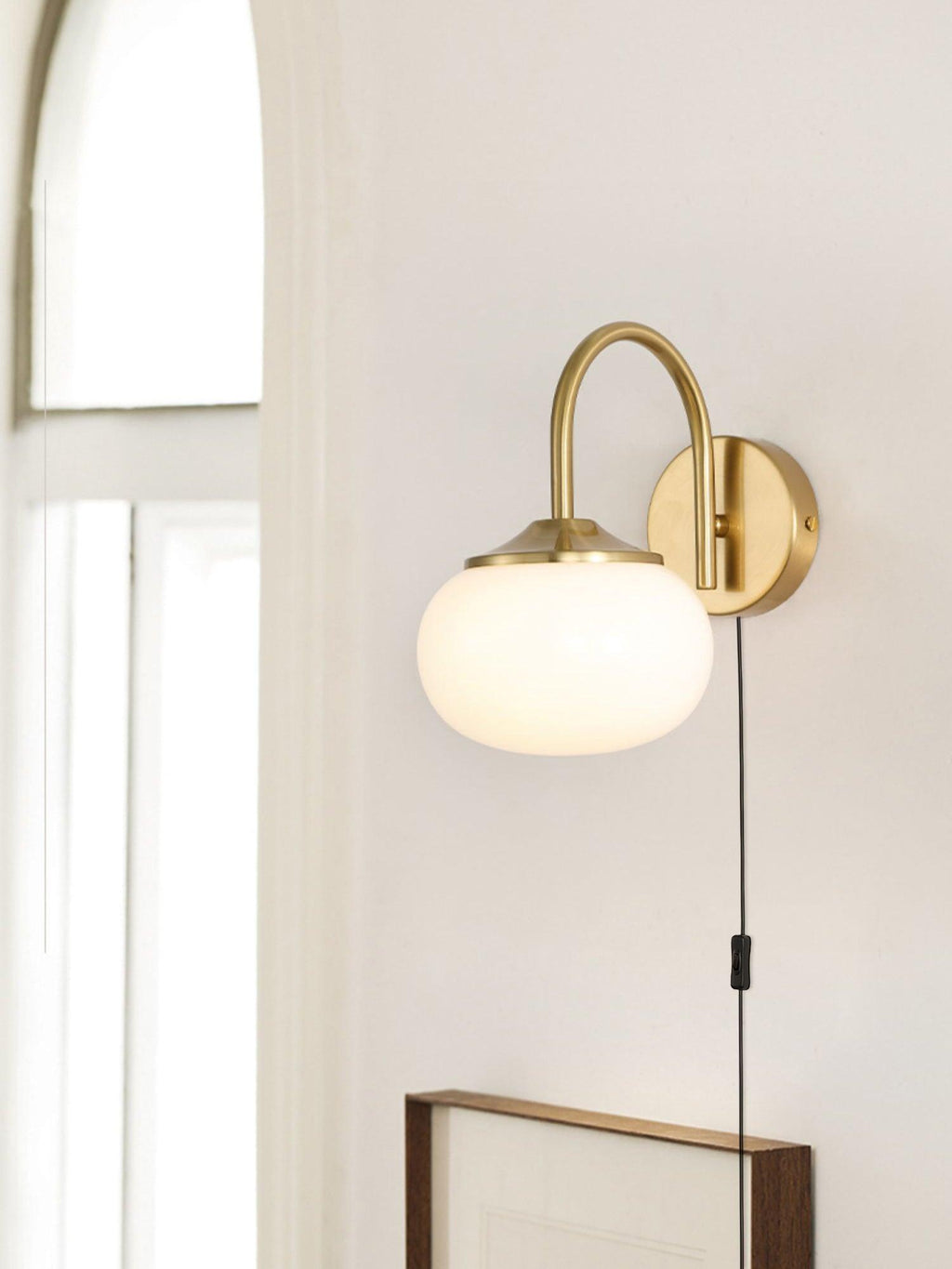 Marshmallow VKL-1019 plug-in-vägglampa